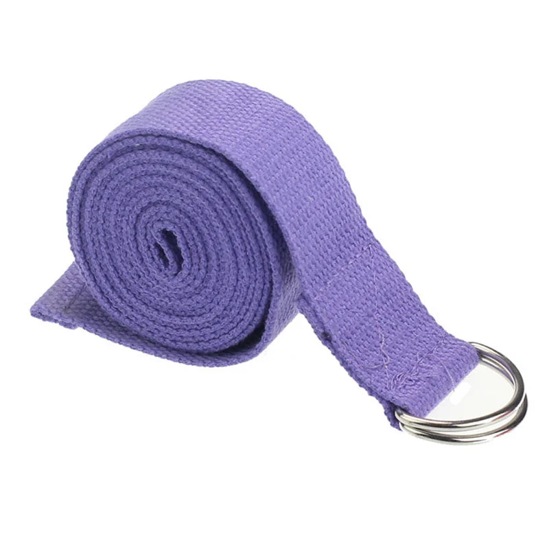 185CM Yoga Stretch Fitness Exercise Straps Gym Yoga Stretch Strap Belt Waist Leg Exercise