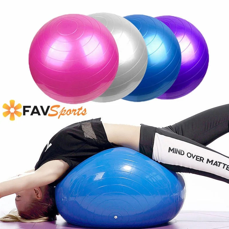 65cm Sports Yoga Ball Fitness Gym Balance Fitball Workout Pilates Massage Ball With Pump Fitness Equipment