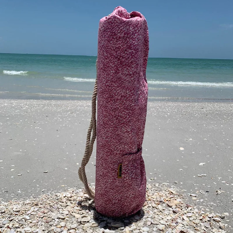 Pink Shells Yoga Mat Bag