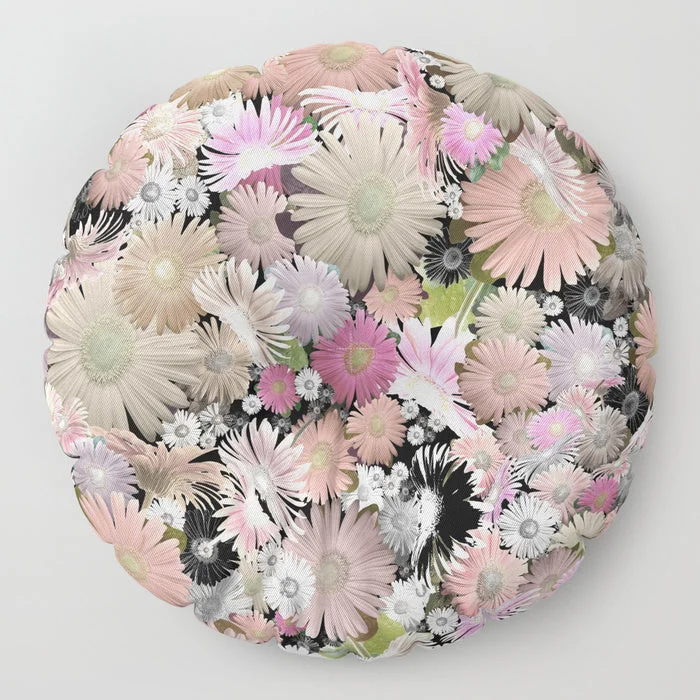 'C Floral' Floor / Meditation Cushion