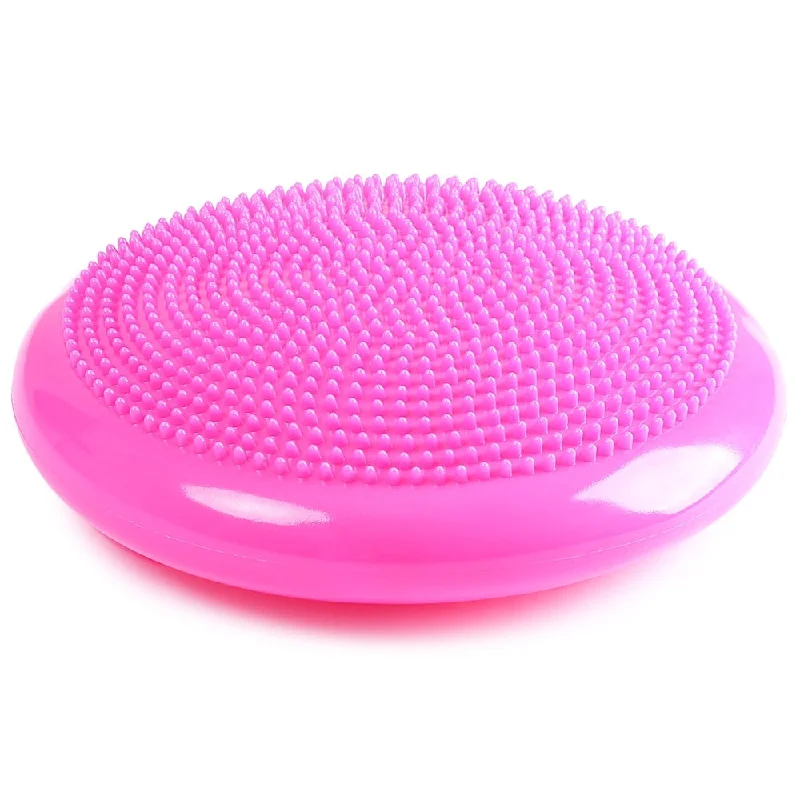 DIA 33cm Durable Universal Inflatable Yoga Wobble Stability Balance Disc Massage Cushion Mat Yoga Exercise Fitness Massage Ball