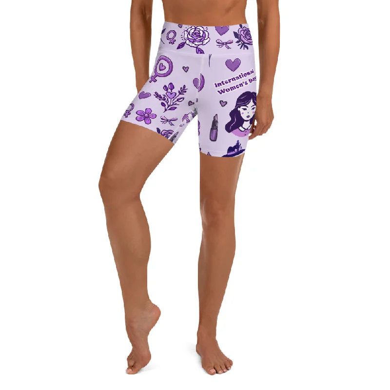 Empowered Women Yoga Shorts