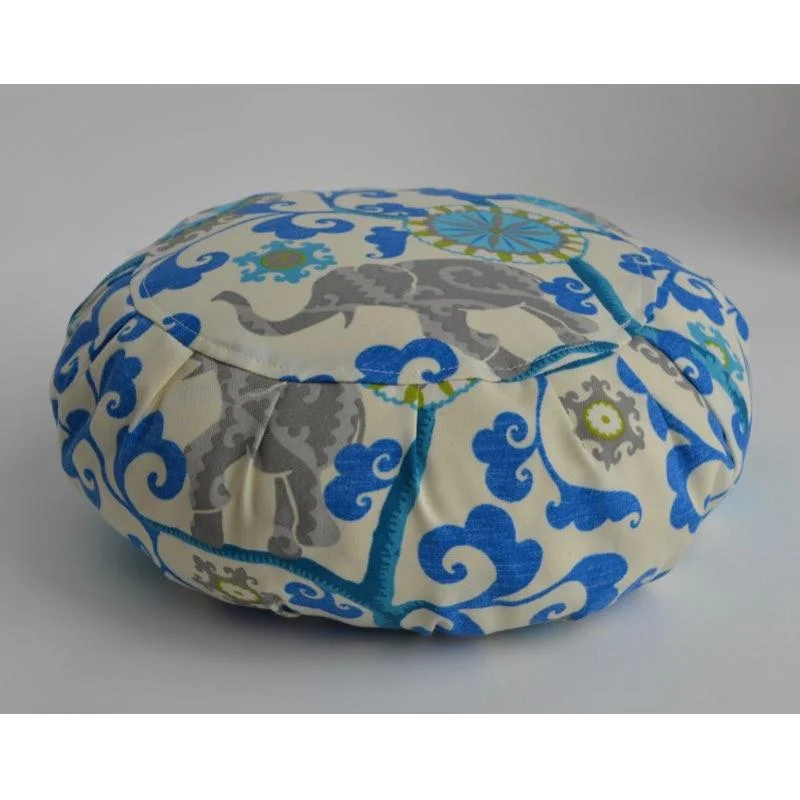 frequencyRiser Blue Menagerie Zafu Meditation Cushion