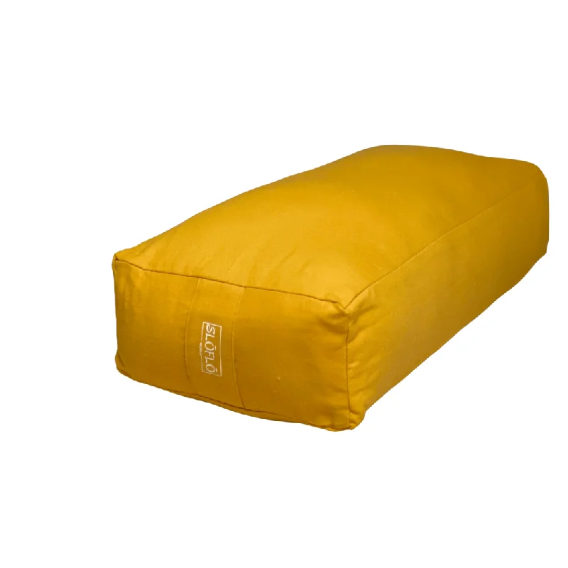 Harmony Restorative Yoga Bolster-Turmeric