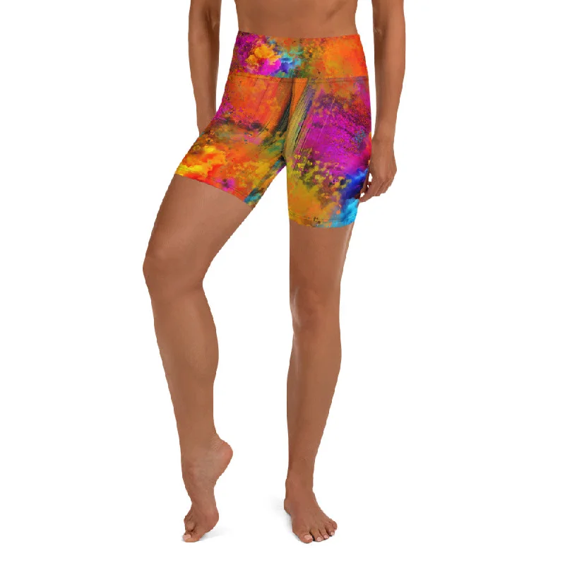 Holi Yoga Shorts