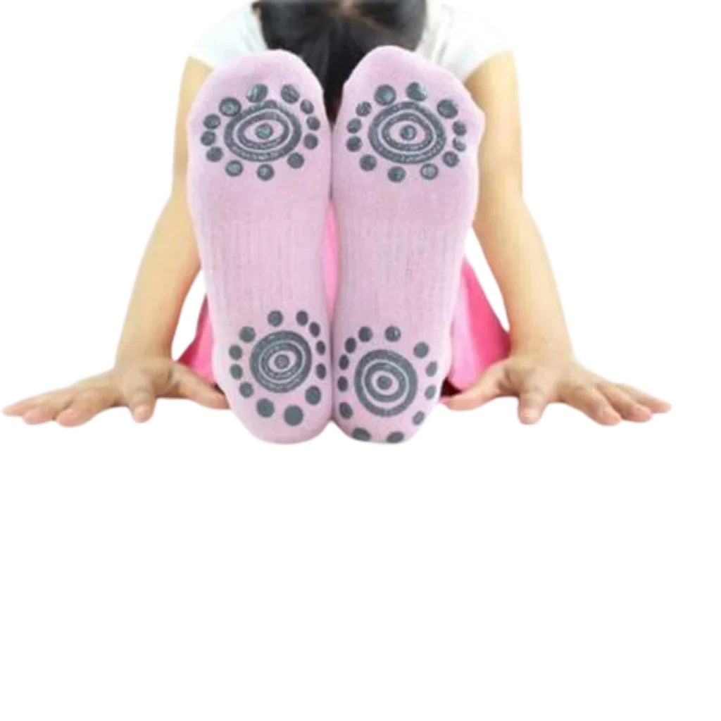 NON SLIP YOGA SOCKS WITH GRIPS - BEST PILATES GRIP SOCKS