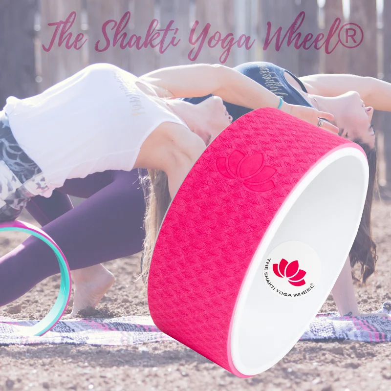 Raspberry Pink Yoga Wheel Imprint