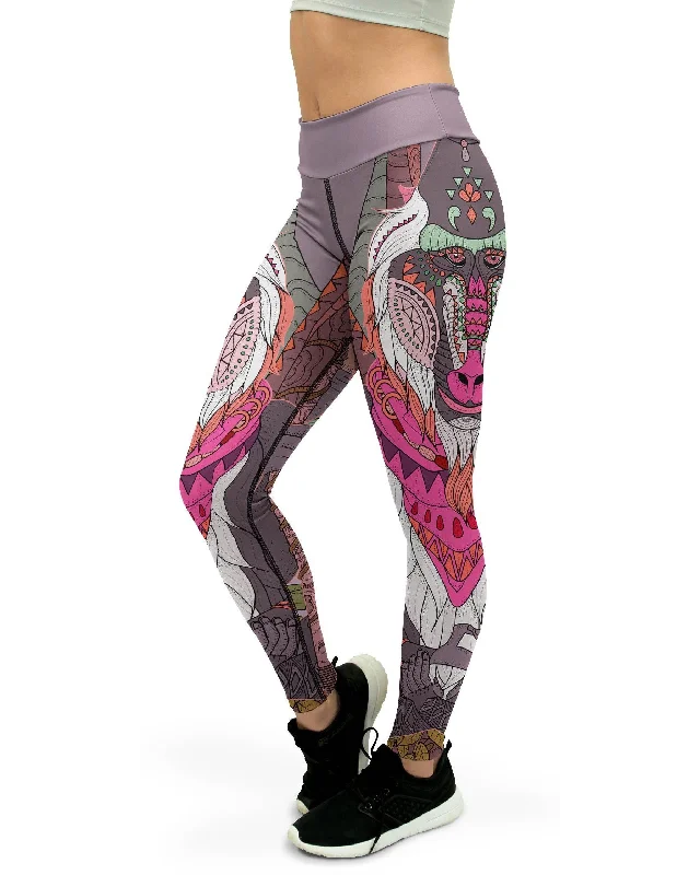 Rafiki Inspired Wise Baboon Yoga Pants