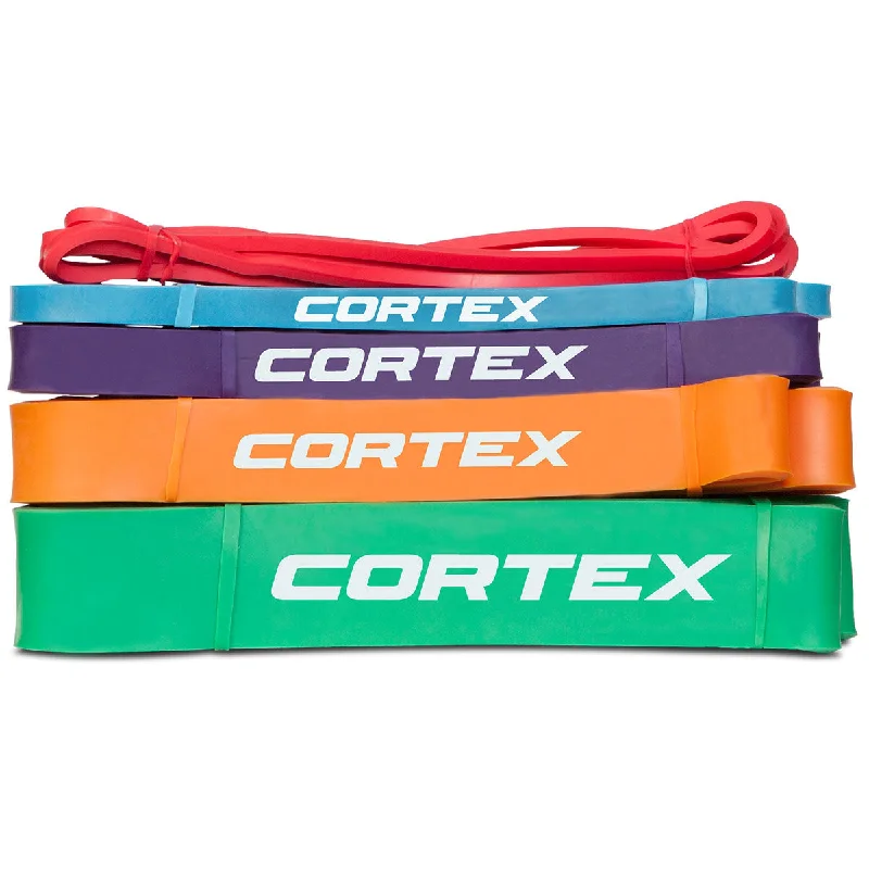 CORTEX Resistance Bands Set of 5 (5mm to 45mm)