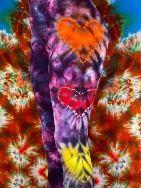 Small Sunshine Tiedye Yoga Pant #3