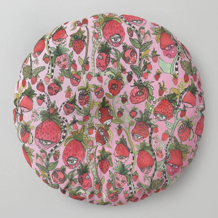 'Strawberry Friends' Floor Meditation Cushions