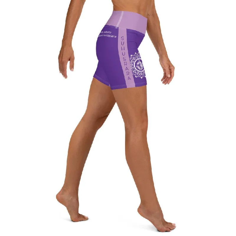 Suhusrara "Crown Chakra" Yoga Shorts