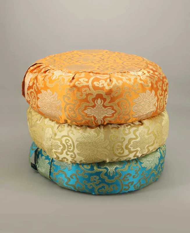 Temple Zafu Meditation Cushion in Brocade