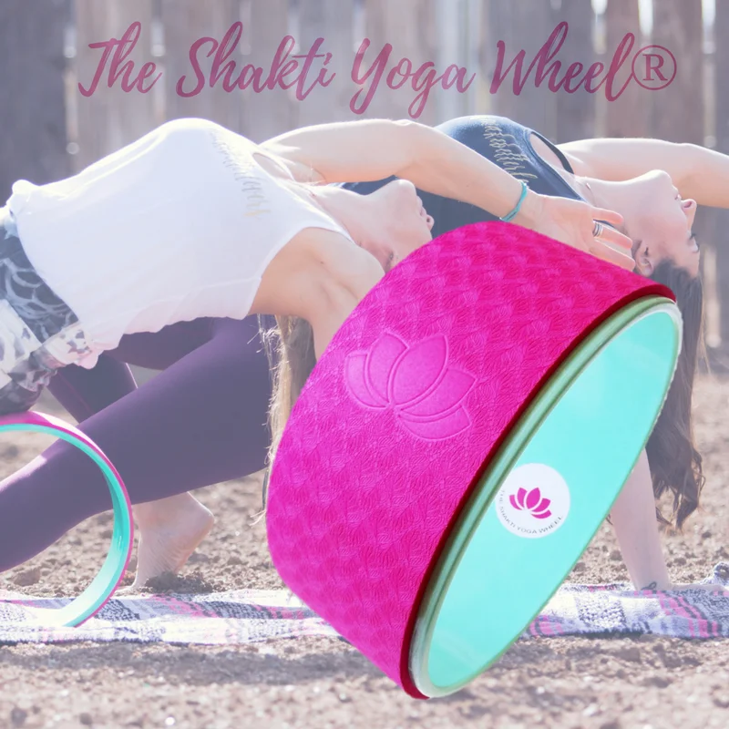 Pink Yoga Wheel Imprint