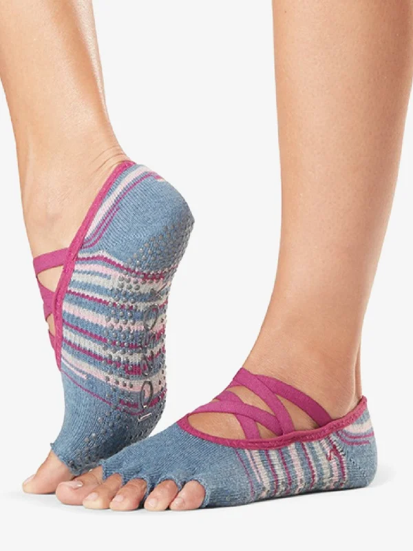 ToeSox Half Toe Elle Grip Socks - Gypsy 