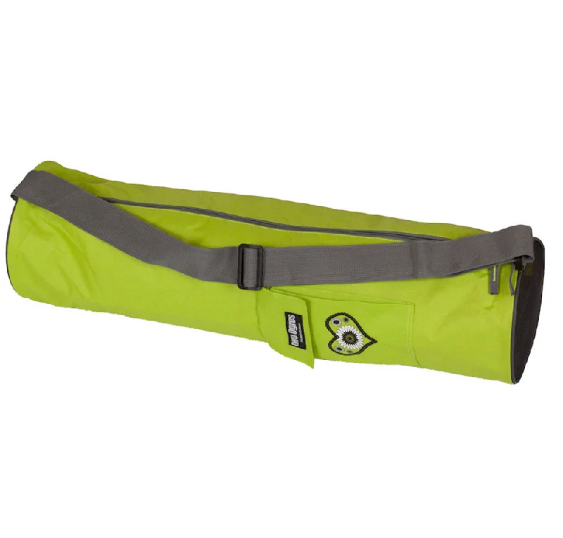 Yoga Mat Bag with Mesh Bottom for Air Flow (Lime)