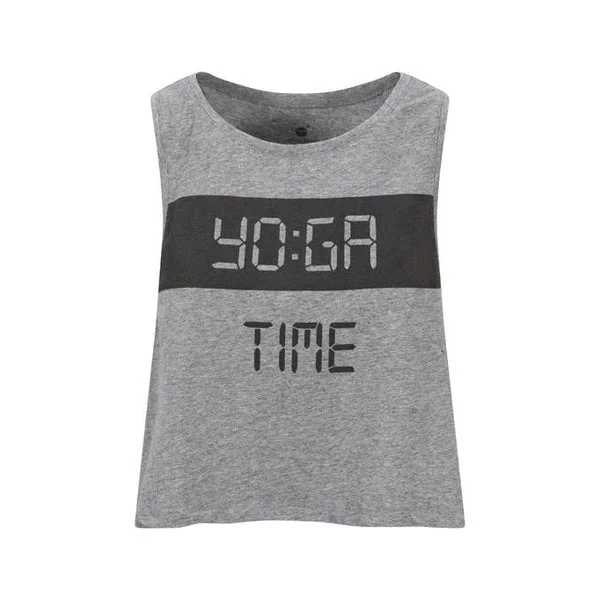 YO:GA Time Crop Grey