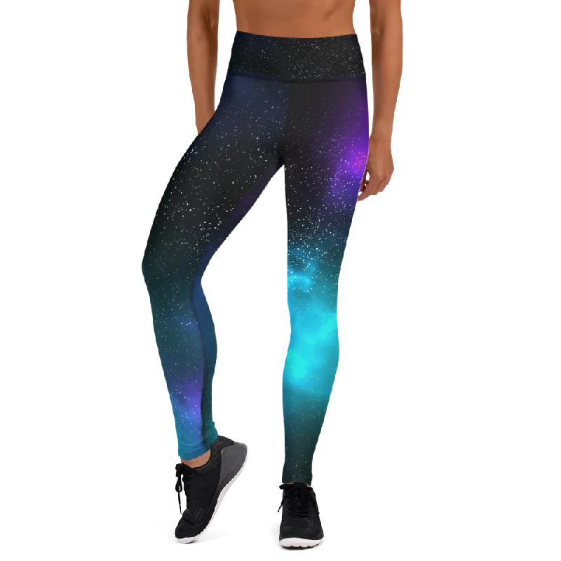 Cosmic High Waist Womens Yoga Leggings