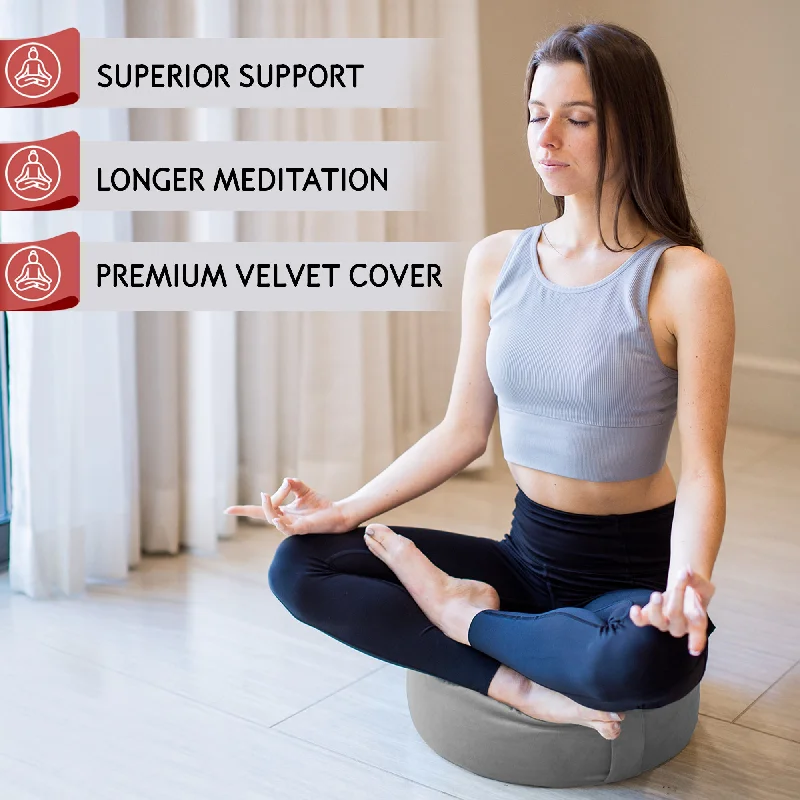 Yoga Round Meditation Cushion Floor Support Pillow