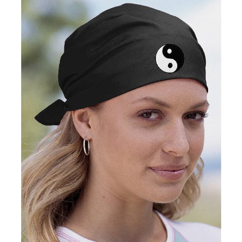 Yoga Solid Bandana - "Yin Yang Patch"