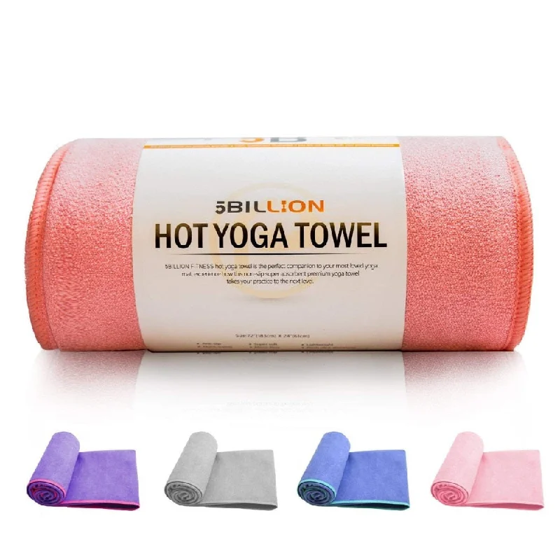 72"x 24" Hot Yoga Towel Microfiber Anti-Slip Mat Pilates Fitness Sport WITH FREE BAG