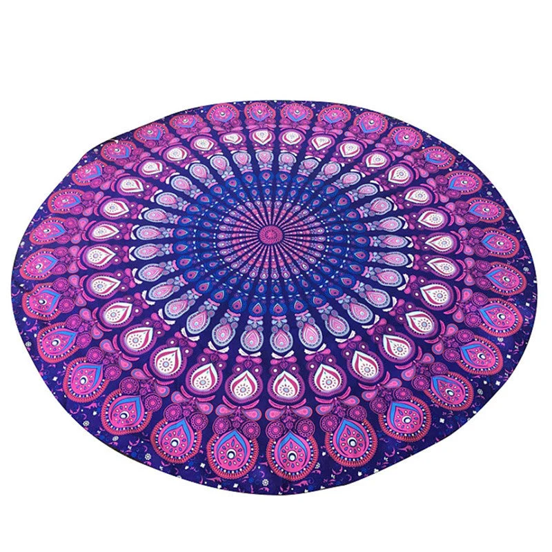 Round Yoga Meditation Towel/Mat