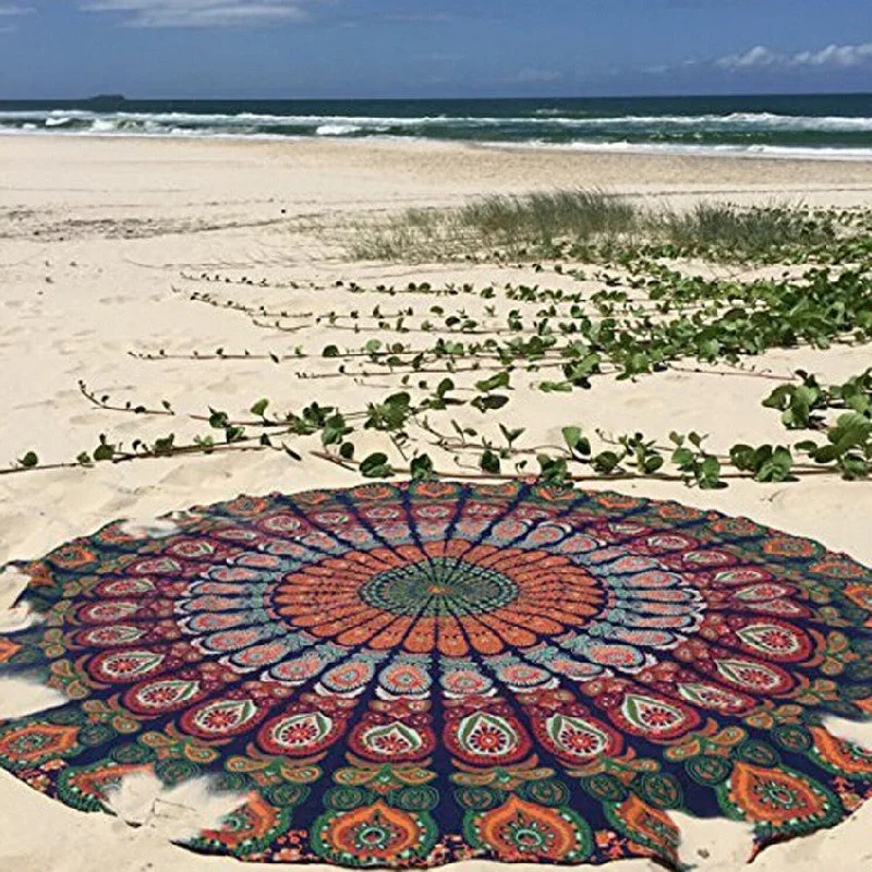 Round Yoga Meditation Towel/Mat