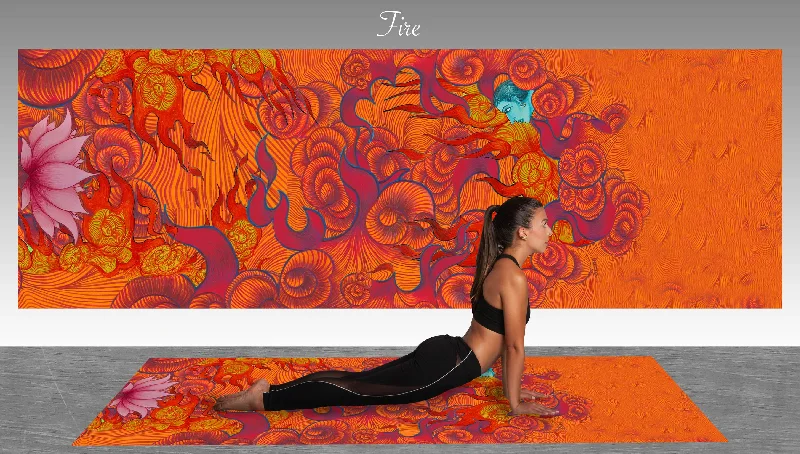 Fire Element Yoga Mat