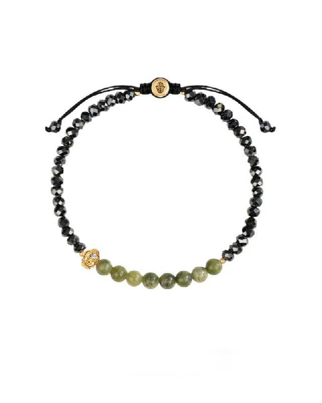 Jade Buddha Hematite Luck Bracelet