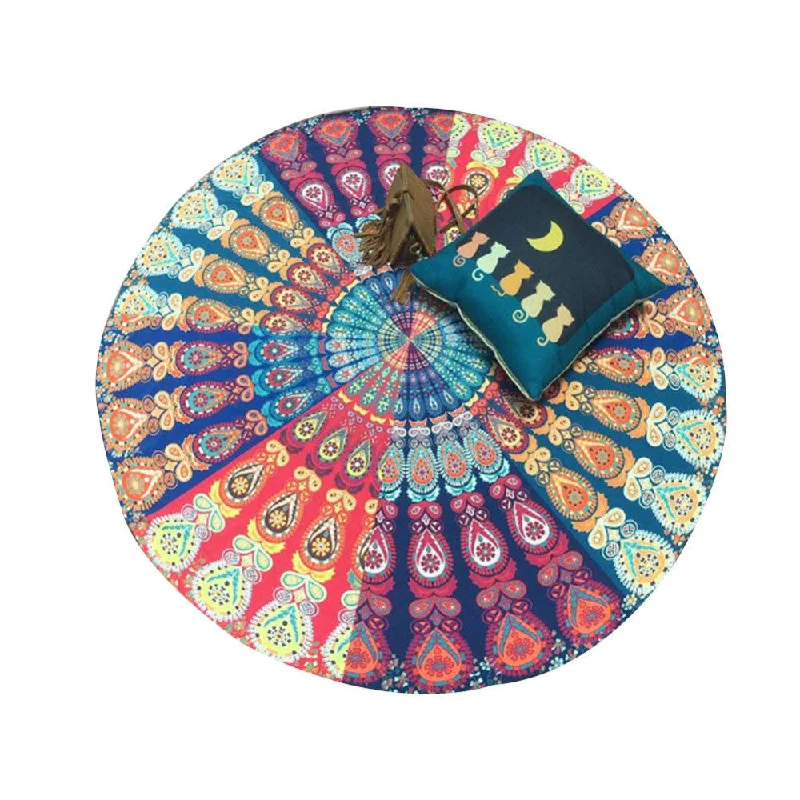 Round Yoga Meditation Towel/Mat