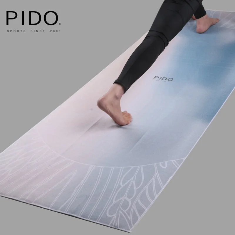 PIDO YOGA Yoga Towel 185*68*0.2cm Non-slip Sweat-absorbent Towel Convenient Widened Folded Printed Yoga Mat Fitness Blanket