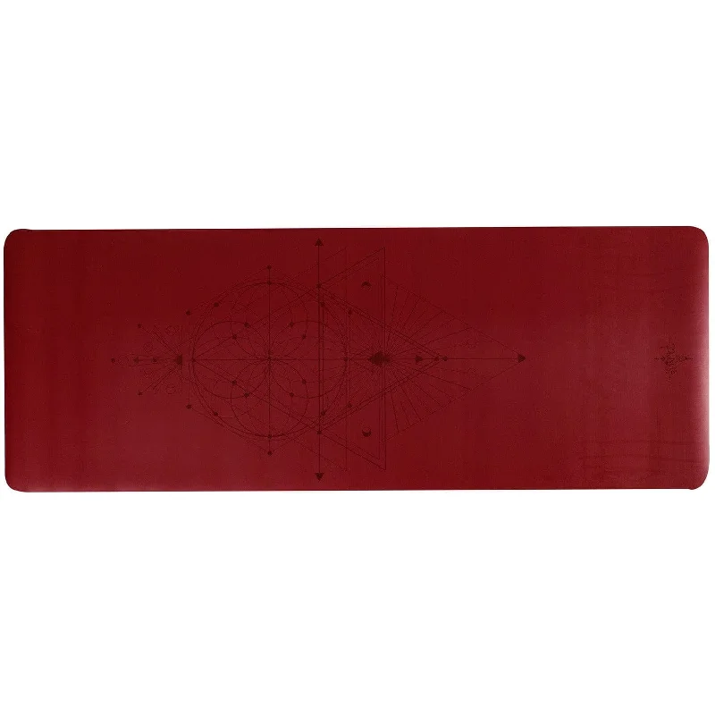 Sacred Geo Mat-Cranberry