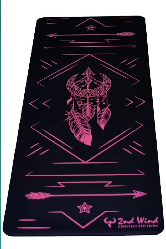 Sticky Yoga Mat- Pink Black BOHO