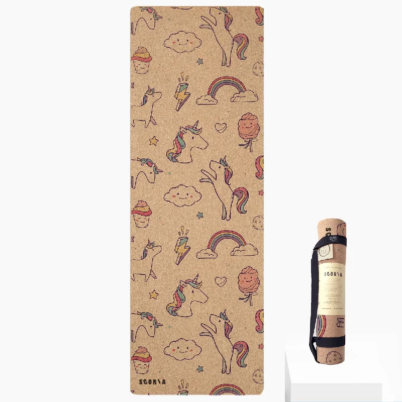 Unicorn Adults Cork Yoga Mat | 4.5MM